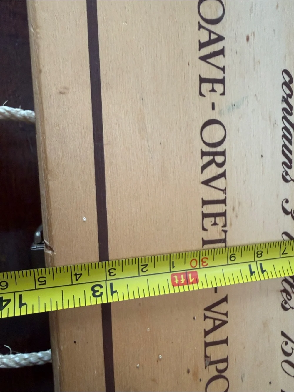 Wooden Wine Box - Natural Wood